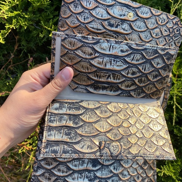 Brahmin Check Book Wallet - Picture 7 of 8